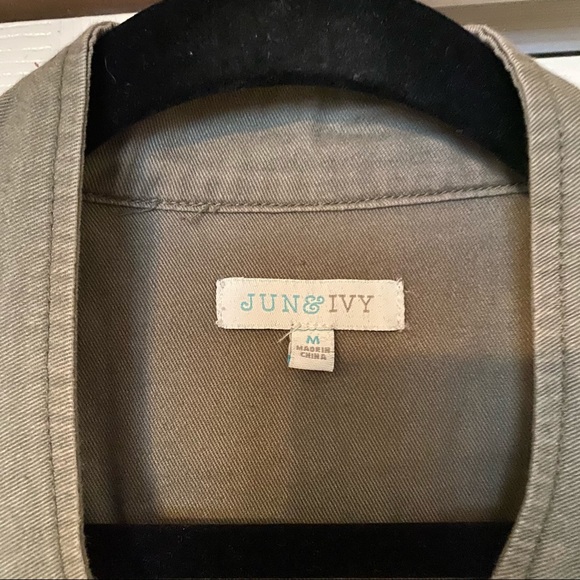 Francesca’s Army Green Jacket - Picture 5 of 6